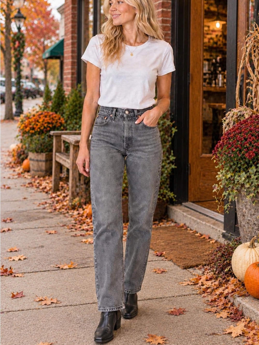Levi's Gray Boot Cut Jeans 29/30